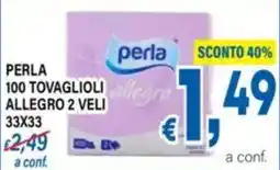 DEM Perla tovaglioli allegro 2 veli offerta