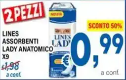 DEM Lines assorbenti lady anatomico offerta
