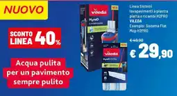 Iper La Grande Sistema Flat Mop H2PRO Vileda offerta
