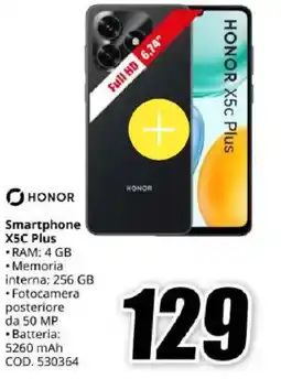 MediaWorld Honor Smartphone X5C Plus offerta