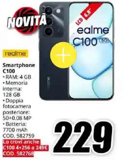MediaWorld realme Smartphone C100 offerta