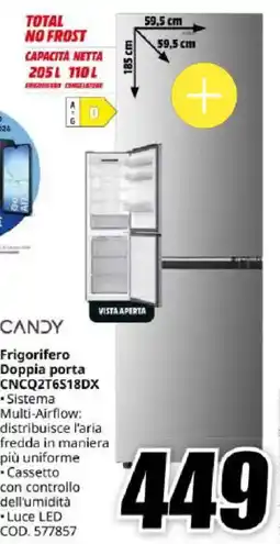 MediaWorld Frigorifero Doppia porta Candy offerta