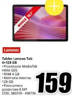 MediaWorld Lenovo Tablet Lenovo Tab offerta