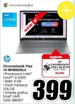 MediaWorld HP Chromebook Plus 14 offerta
