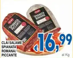 DEM Clai salame spianata romana/piccante offerta