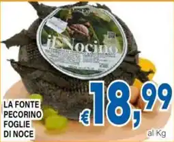 DEM La Fonte Pecorino Foglie di Noce offerta