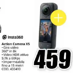 MediaWorld Insta360 Action Camera X5 offerta
