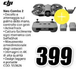 MediaWorld DJI Neo Combo 2 offerta