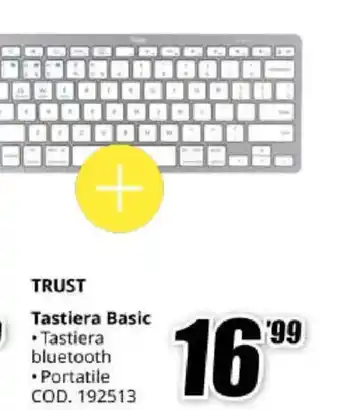 MediaWorld Trust tastiera basic offerta