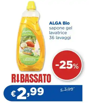 ALGA Bio sapone gel lavatrice
