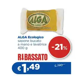 Acqua & Sapone ALGA Ecologico sapone bucato a mano e lavatrice offerta
