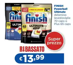 Acqua & Sapone Finish Powerball Ultimate detergente lavastoviglie offerta