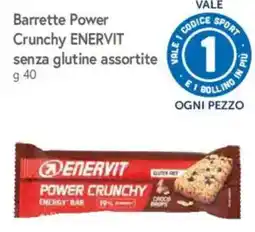 Famila Market Barrette Power Crunchy ENERVIT senza glutine offerta