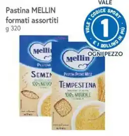 Famila Market Pastina Mellin formati assortiti offerta