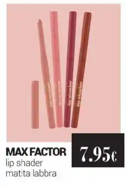 Tigotà Max Factor lip shader offerta