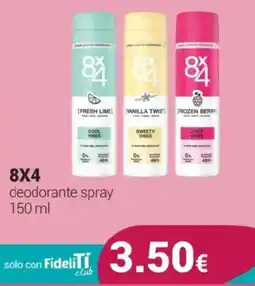 Tigotà 8x4 deodorante spray offerta