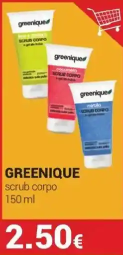 Tigotà Greenique scrub corpo offerta