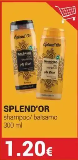 Tigotà Splend'Or shampoo/ balsamo offerta