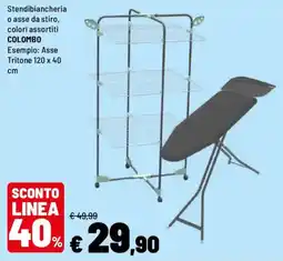 Iper La Grande Stendibiancheria o asse da stiro Colombo offerta