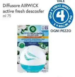Famila Market Diffusore AIRWICK active fresh descosfer offerta