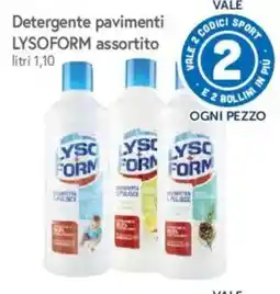 Famila Market Detergente pavimenti LYSOFORM assortito offerta