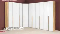 Mondo Convenienza Armadio 6 ante Rovere Cadiz Bianco Neve² offerta