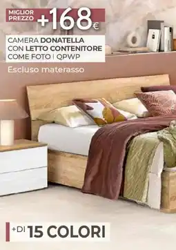 Mondo Convenienza Camera Donatella con letto contenitore offerta