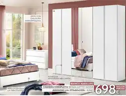 Mondo Convenienza Camera completa senza letto Ischia offerta