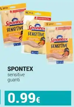 Tigotà Spontex sensitive guanti offerta