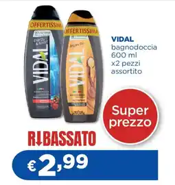 Acqua & Sapone Vidal bagnodoccia offerta