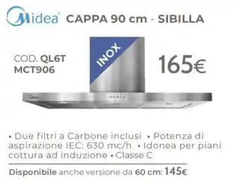 Cappa 90 cm - Sibilla