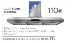 Mondo Convenienza Cappa aspirante inox offerta