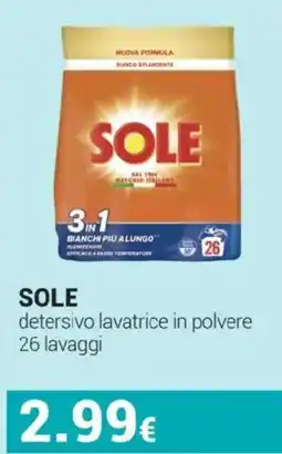 Tigotà Sole detersivo lavatrice in polvere offerta