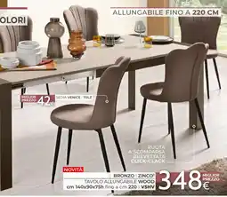 Mondo Convenienza Tavolo allungabile Wood offerta