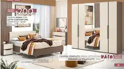 Mondo Convenienza Camera completa senza letto roma offerta
