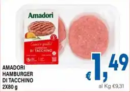 DEM Amadori hamburger di tacchino offerta
