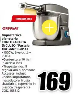 MediaWorld Impastatrice planetaria con tirapasta offerta