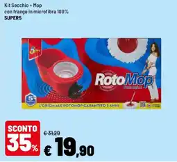 Iper La Grande Kit Secchio + Mop RotoMop offerta