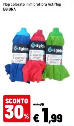 Iper La Grande Mop colorato in microfibra ActiMop Egidna offerta