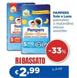 Acqua & Sapone Pampers Sole e Luna offerta