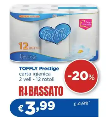Toffly Prestige carta igienica 2 veli
