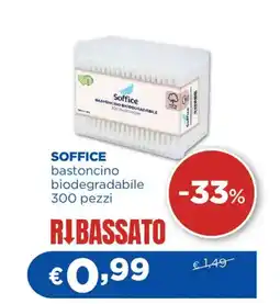 Acqua & Sapone Soffice bastoncino biodegradabile offerta