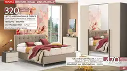 Mondo Convenienza Letto matrimoniale Grace offerta