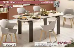Mondo Convenienza Tavolo allungabile Saturno offerta