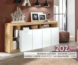 Mondo Convenienza Madia 4 ante Amburgo offerta