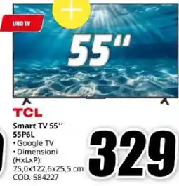 MediaWorld TCL Smart TV 55" offerta