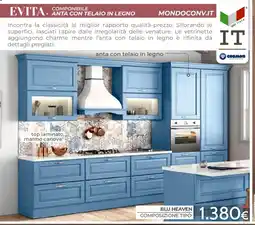 Mondo Convenienza Evita anta con telaio in legno offerta