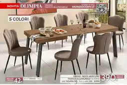 Mondo Convenienza Tavolo allungabile Olimpia offerta