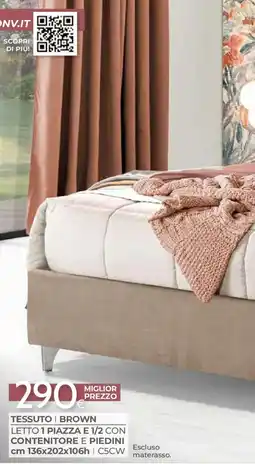 Mondo Convenienza Tessuto | Brown offerta
