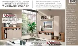 Mondo Convenienza Cashmere | Noce Mercurio? Media 3 ante Amburgo offerta